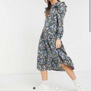 Floral midi dress